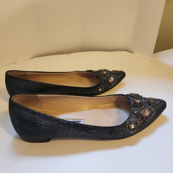 Manolo Blahnik flats size 8(38) in GUC - Picture 8 of 12